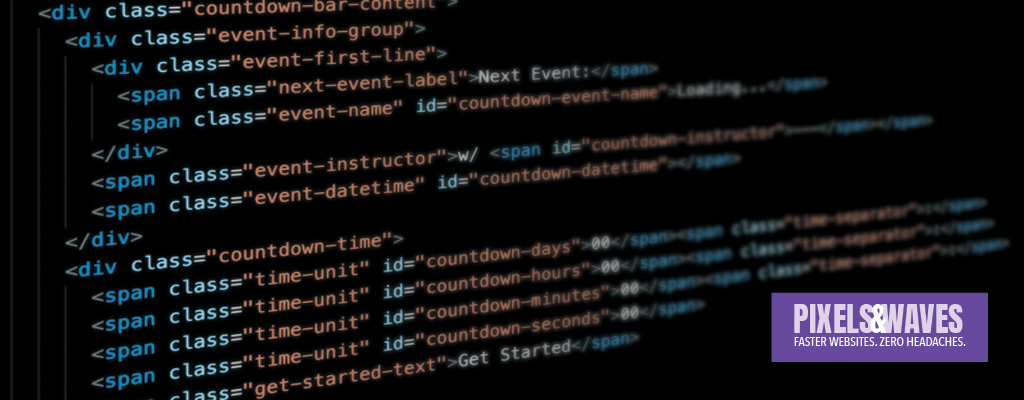 About this site — built by PIXELS & WAVES
