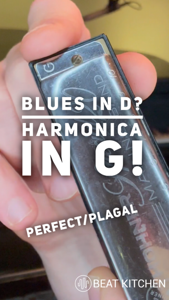 blues in d harmonica in g