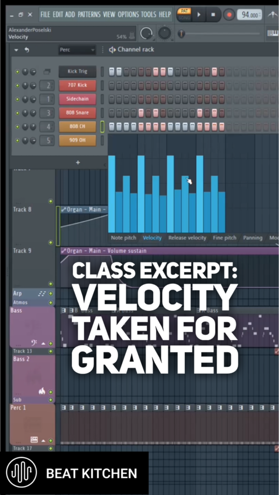 Class Example: velocity taken for granted
