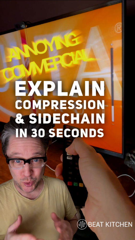 Explain Compression and Sidechain in thirty seconds