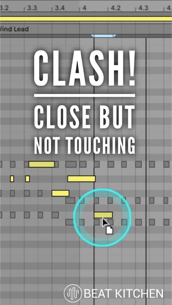 Fixing a chord clash in Apple Logic pro X