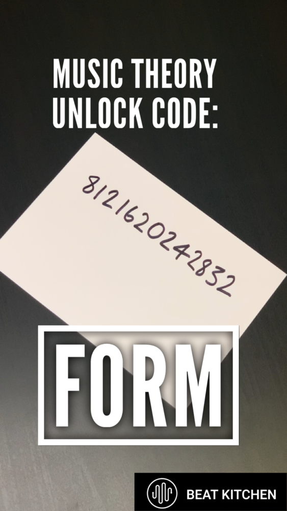 Form: Music Theory Unlock Code