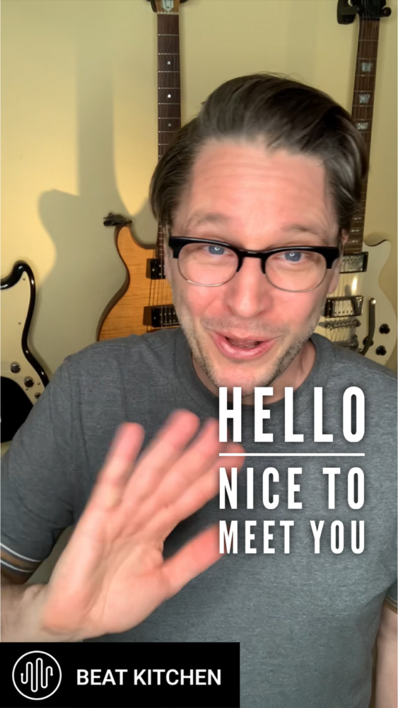 Hello: nice to meet you