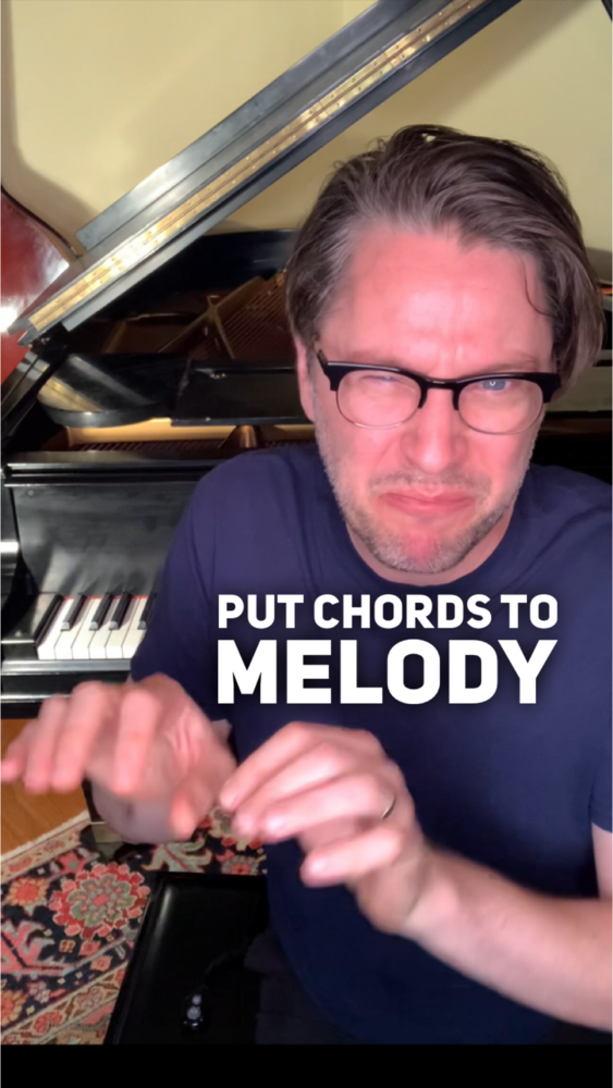 Melody: strong tones and strong beats