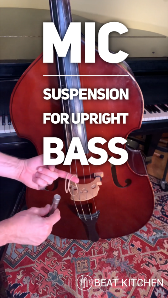 Mic Suspension for Upright Bass