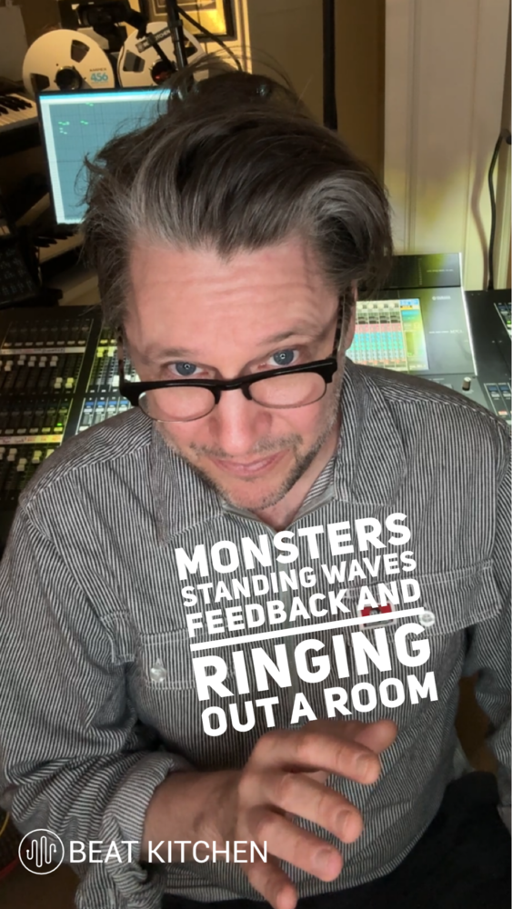 Monsters: acoustic standing waves