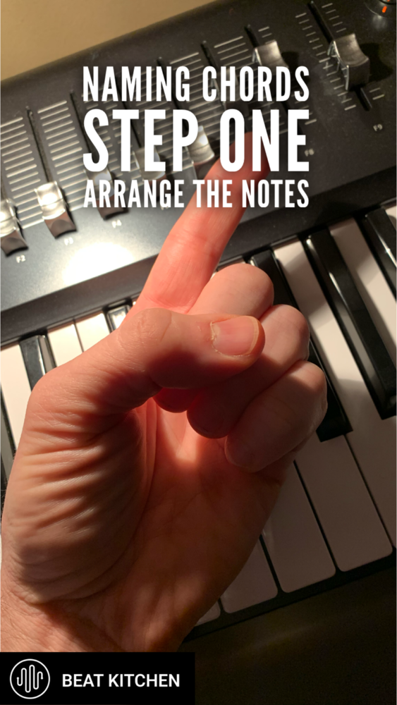 naming chords step one