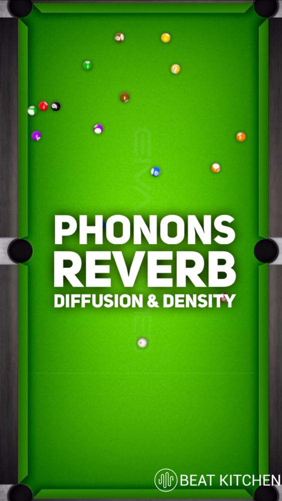 Reverb: phonons diffusion density