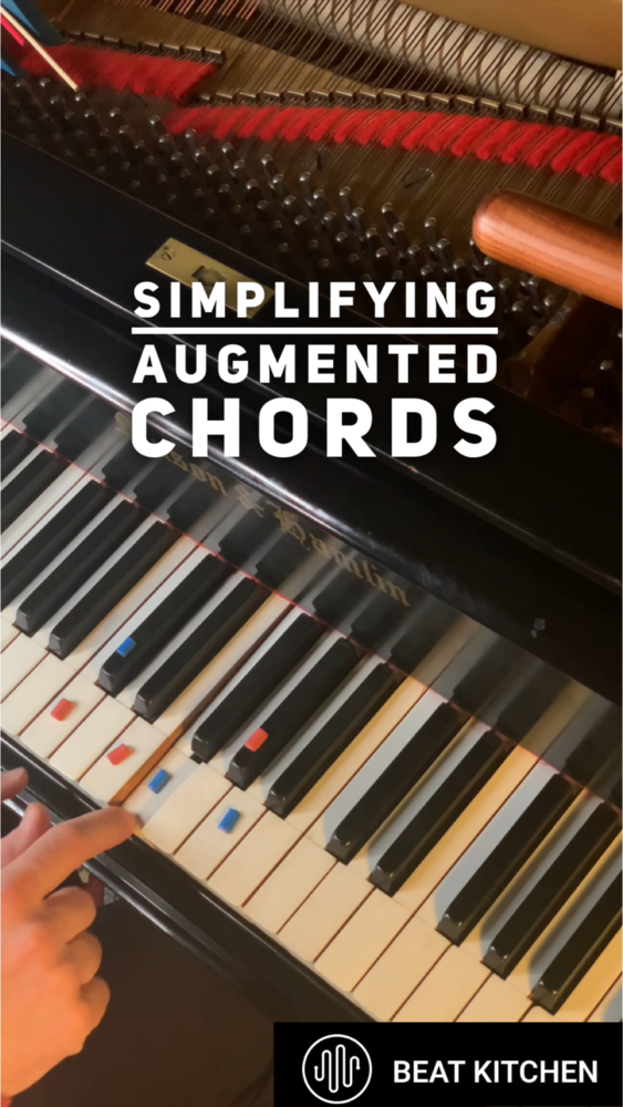 simplifying augmented chords