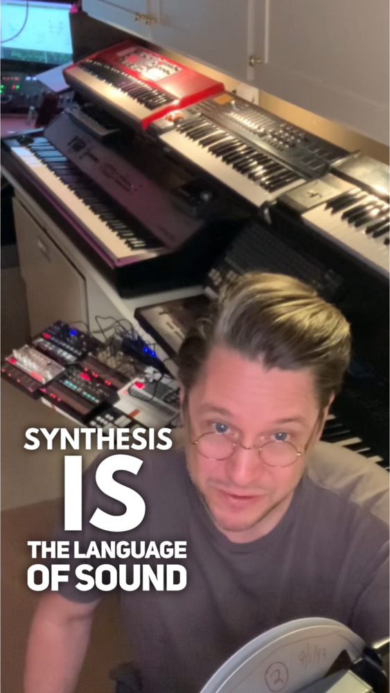 Synthesis is the language of sound