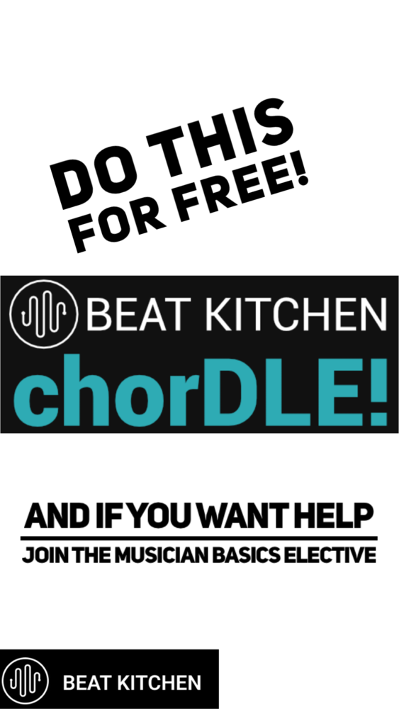 The chorDLE!: train your ear for free