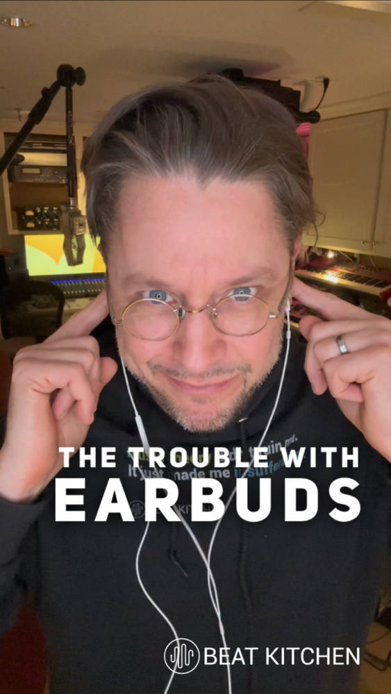 The trouble with earbuds