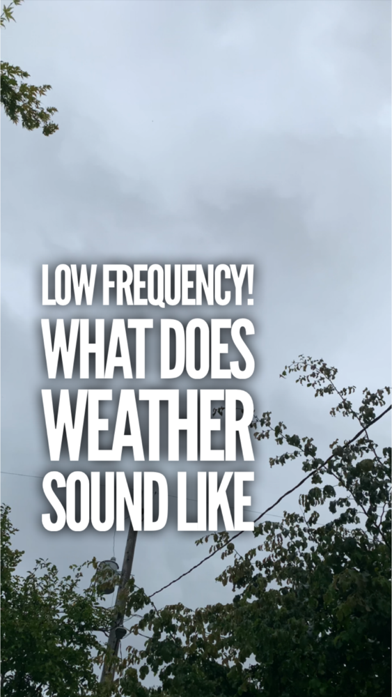 What does weather sound like
