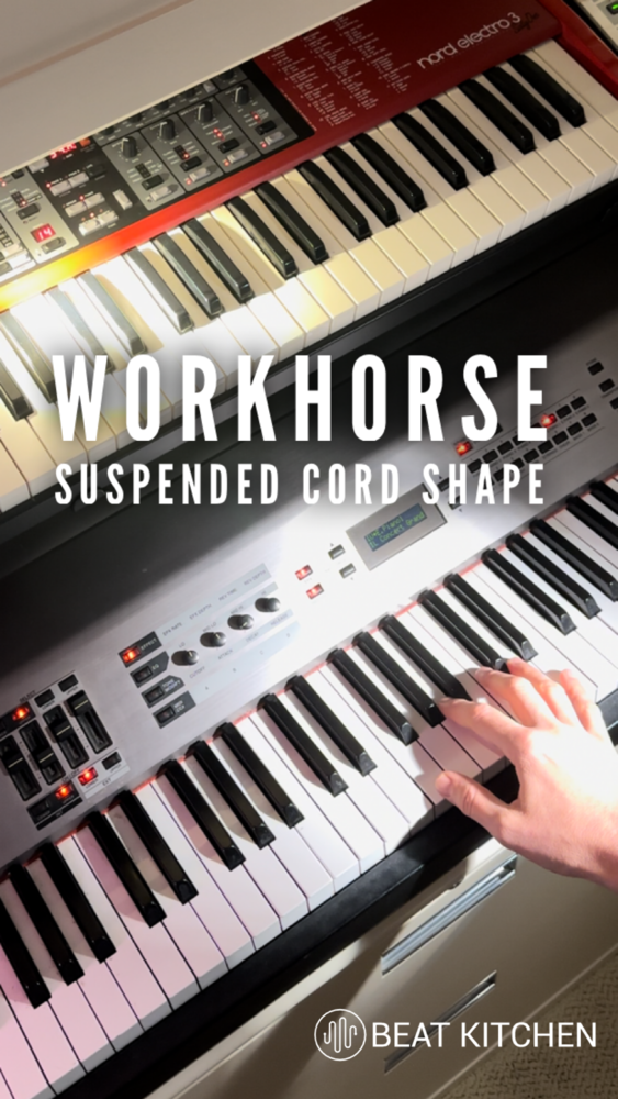 Workhorse: suspended chord shape